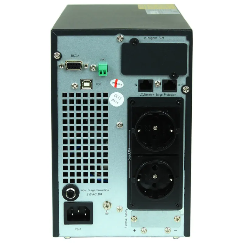 ИБП HIDEN EXPERT UDC9201S, встроенные АКБ в корпусе (3х9А/ч), 1 kVA/0,9 kW (PF=0,9)