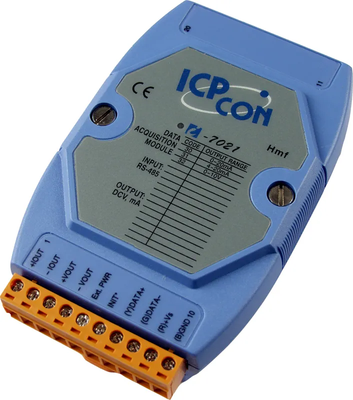 ICP-CON I-7021 1-канальный модуль аналогового вывода