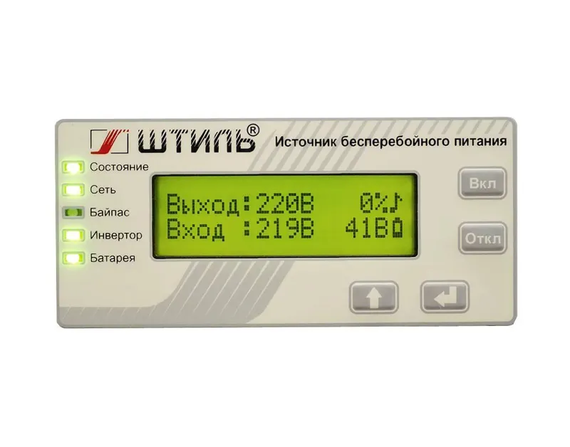 Штиль SR1101SL ИБП встроенные АКБ, монтаж в стойку (1 кВА/0,9 кВт)