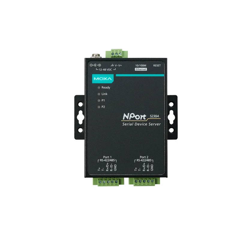 MOXA NPort 5230A 2-портовый усовершенствованный асинхронный сервер RS-422/485 в Ethernet