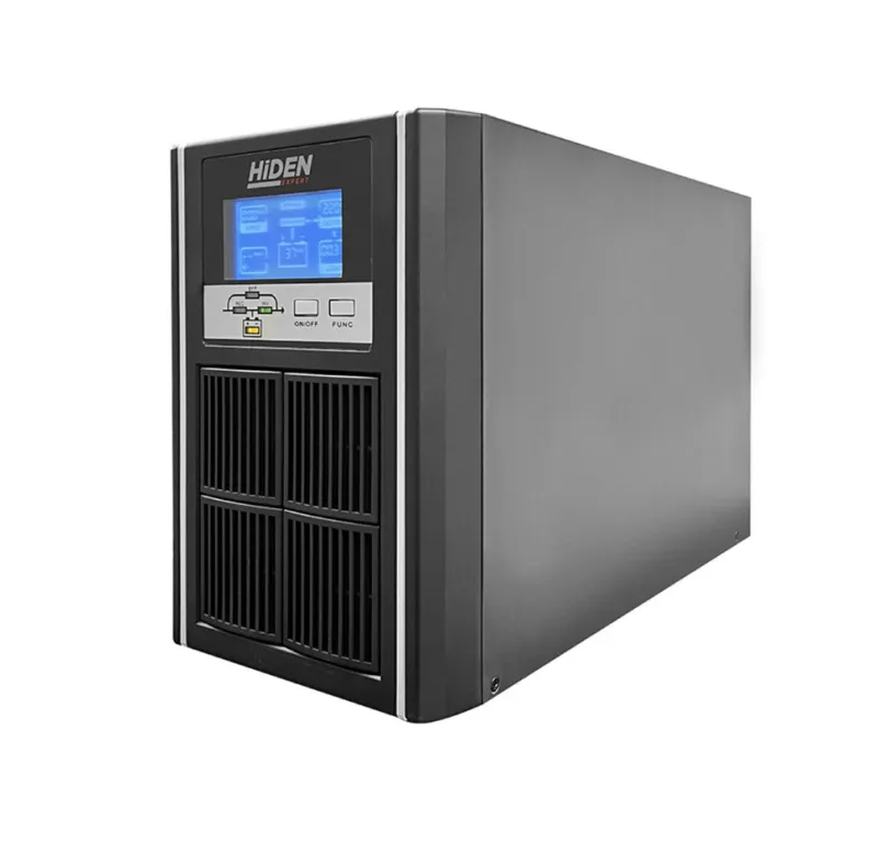 ИБП HIDEN UDC9201H-24 EXPERT, внешние акб=24В (2 АКБ), ЗУ 8A, 1 kVA/0,8 kW (PF=0,8)