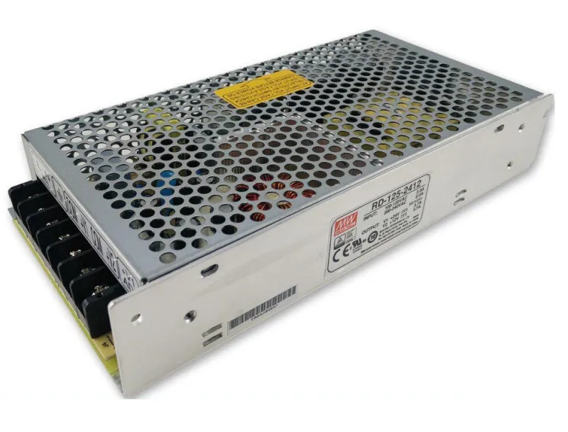 RD-125-2412 Mean Well Блок питания (AC/DC, в кожухе, выходы 12В и 24В, 133.2Вт)