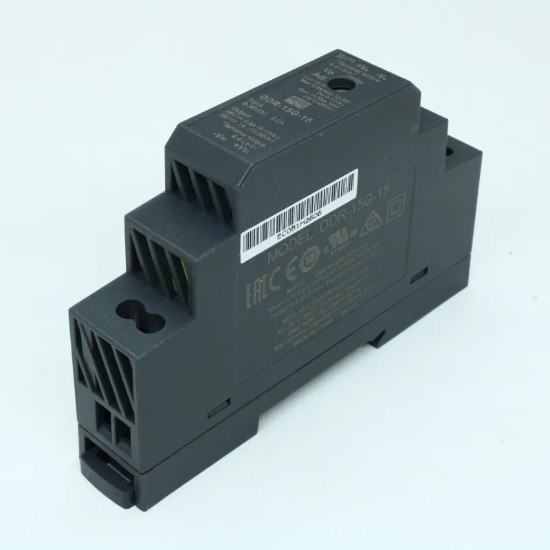 DDR-15G-24 Mean Well Блок питания (DC/DC, монтаж DIN-рейку, вход 9-36В, выход 24В, 0.63А)