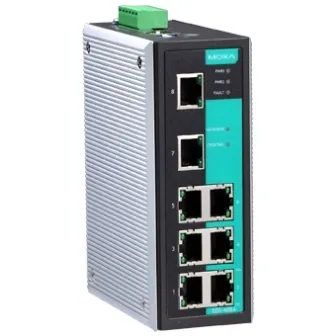MOXA EDS-408A-T Коммутатор 8 x 10/100BaseTX с базовыми функциями управления, с расширенным диапазоном температур -40/+75 °C