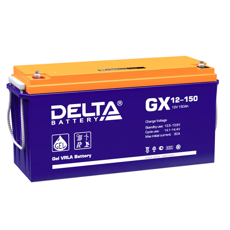 Delta GX 12-150 Аккумуляторная батарея (12В, 150Ач)