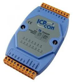 ICP-CON I-7050D 7-канальный модуль дискретного ввода и 8-канальный дискретного вывода без изоляции, с 15 светодиодами для каждого канала