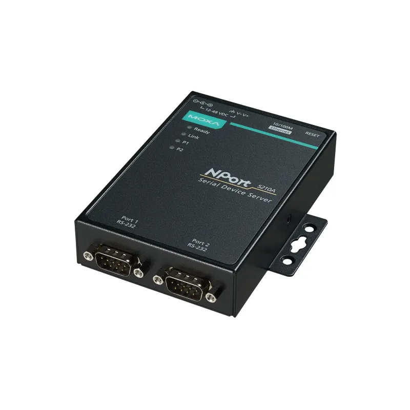 MOXA NPort 5210A 2-портовый усовершенствованный преобразователь RS-232 в Ethernet