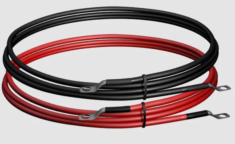 Кабель АКБ 2000мм, STARK, 35мм2,М8-М8, красн. черн. (для INV SOLAR / INV MAX)