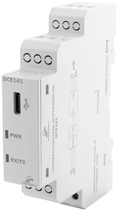 Преобразователь интерфейсов USB-RS232 DCE141 (Приборэнерго)