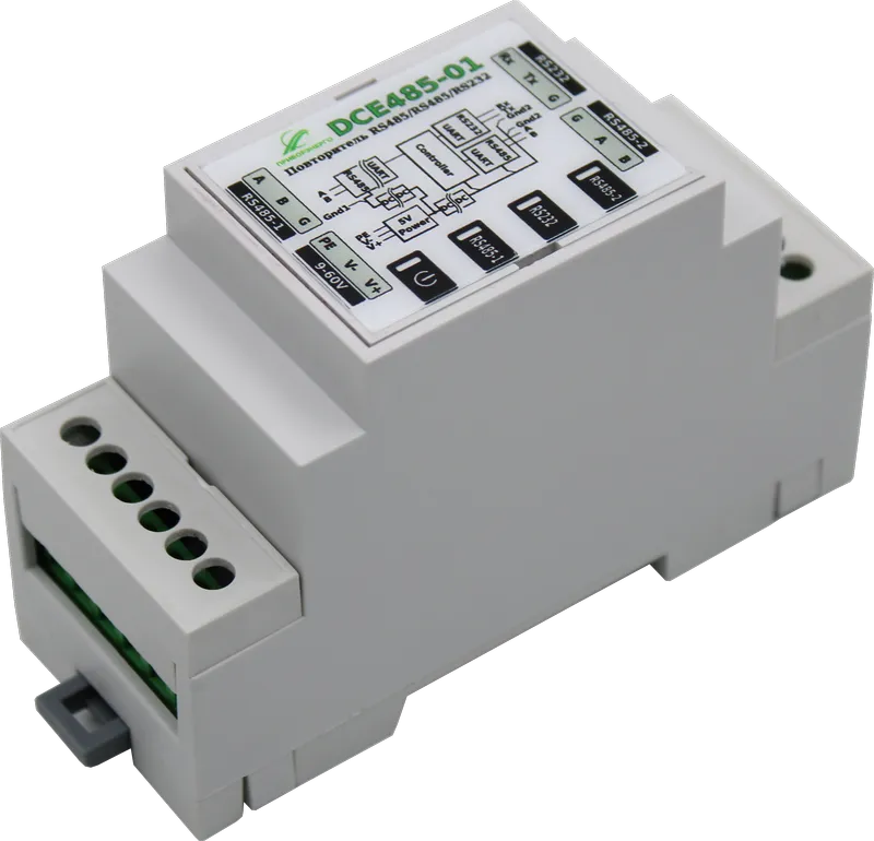 Повторитель интерфейса RS484/RS485/RS232 DCE485-01 (Приборэнерго)