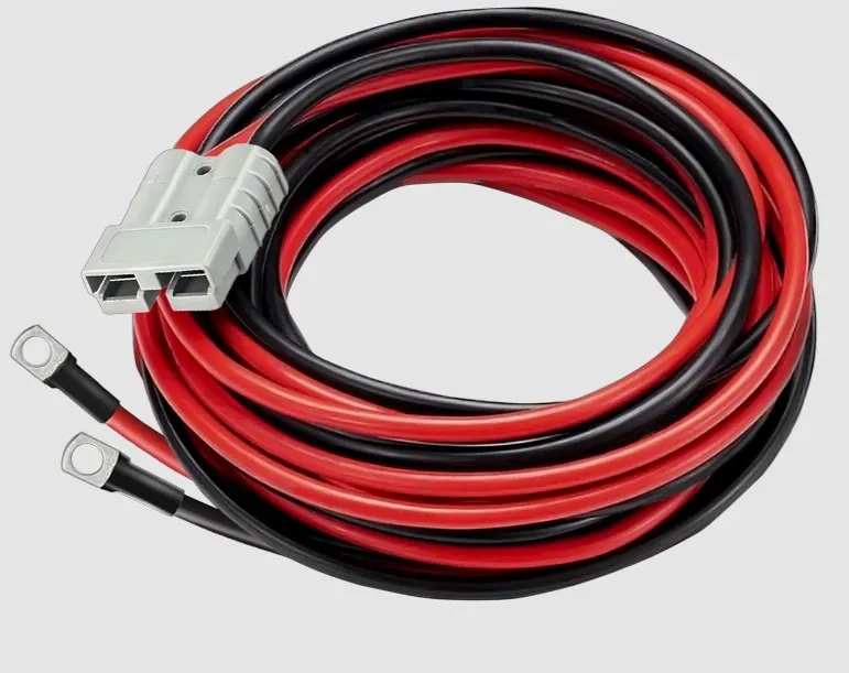 Кабель АКБ 2000мм, STARK, 25мм2, вилка Андерсон-M8, черн + красн.  (для SC 5000 online LT)