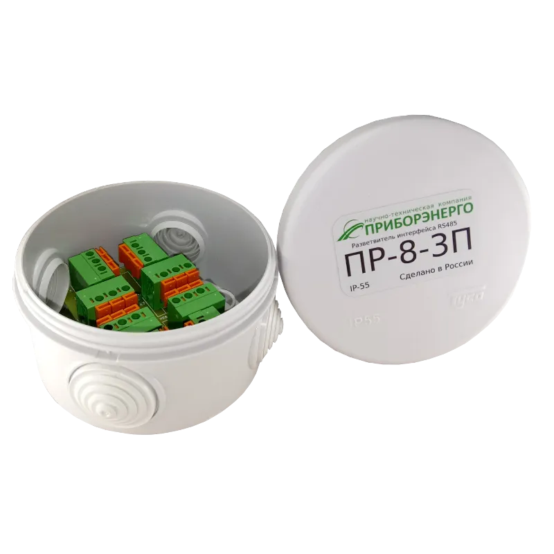 Разветвитель интерфейса RS 485 ПР-8-3П IP55 (Приборэнерго)