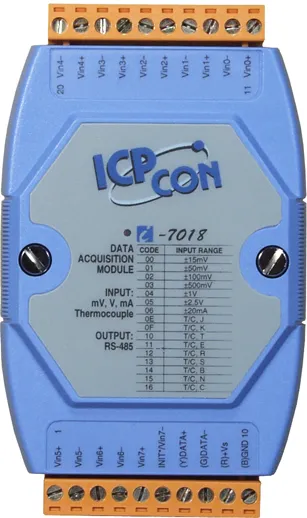 ICP-CON I-7018 8-канальный модуль аналогового ввода