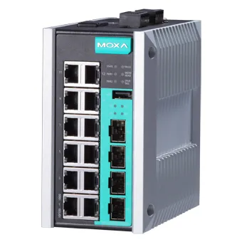 MOXA EDS-G516E-4GSFP Управляемый коммутатор 12 x 10/100/1000BaseTX, 4 x 100/1000Base SFP