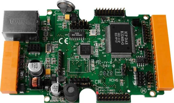 ICP-CON uPAC-7186EX-G  Программируемый компактный контроллер c LAN-интерфейсом и слотом для мезонинного модуля