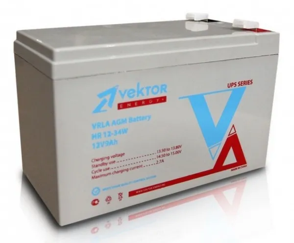 Vector HR 12-34W Аккумуляторная батарея (12В, 34 Ач)