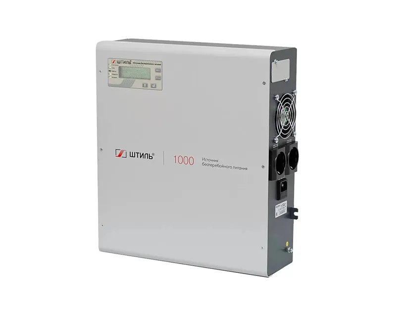 Штиль SW1000SL Источник бесперебойного питания 1 кВА/0.9 кВт, настенный, встроенные батареи 3*9А/ч (36V), инверторный