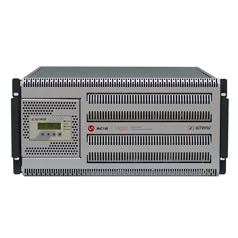 Инстаб IS3115RT  Инверторный стабилизатор напряжения 15 кВА/13,5 кВт с трехфазным входом и однофазным выходом