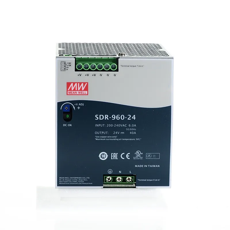 SDR-960-24 Mean Well Блок питания (AC/DC, монтаж DIN-рейку, 24В, 40А)