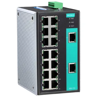 MOXA EDS-316-T Коммутатор 16 x 10/100BaseTX, с расширенным диапазоном температур