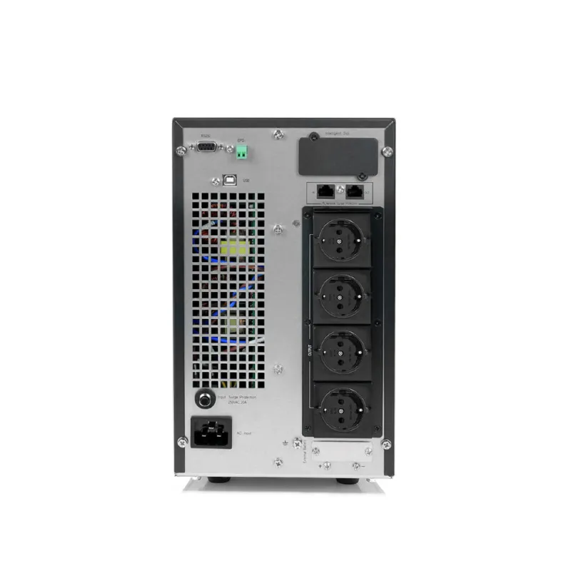 ИБП HIDEN EXPERT UDC9202S, встроенные АКБ в корпусе (6х9А/ч), 2 kVA/1,8 kW (PF=0,9)
