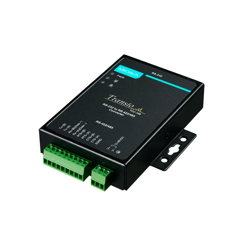 MOXA TCC-100I Преобразователь интерфейсов RS-232 в RS-422/485 в промышленном исполнении с изоляцией 2 КВ