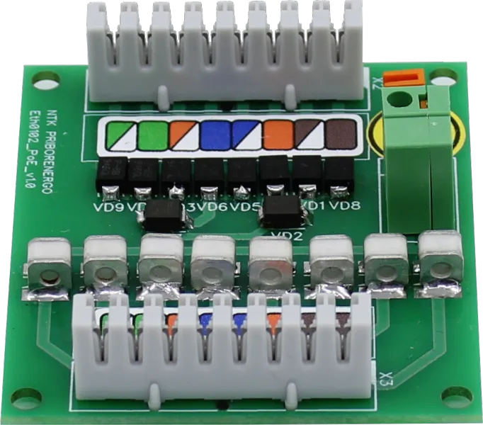 Устройства защиты от импульсных перенапряжений (УЗИП) Ethernet PoE 0102 IP00 (Приборэнерго)