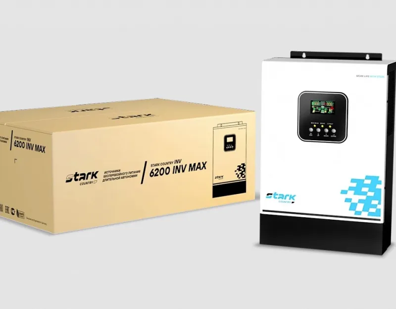 Stark Country 6200 INV MAX ИБП (6200 ВА/6200 Вт) напряжение АКБ 48В