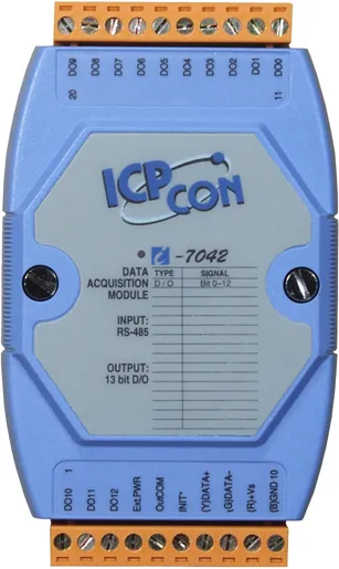 ICP-CON I-7042 модуль дискретного вывода 13-канальный с изоляцией  