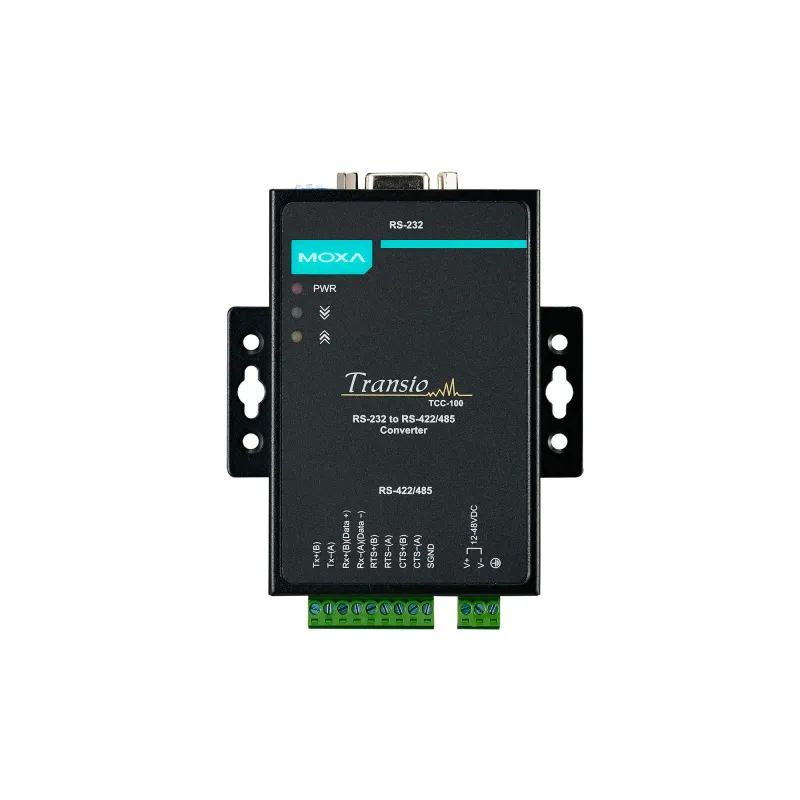 MOXA TCC-100I Преобразователь интерфейсов RS-232 в RS-422/485 в промышленном исполнении с изоляцией 2 КВ