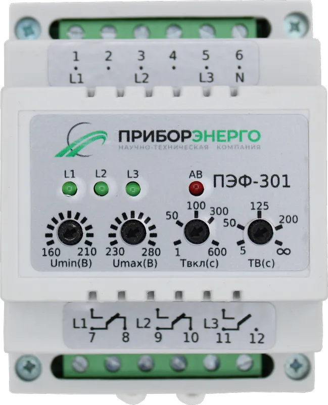 ПЭ ПЭФ-301 Электронный переключатель фаз 