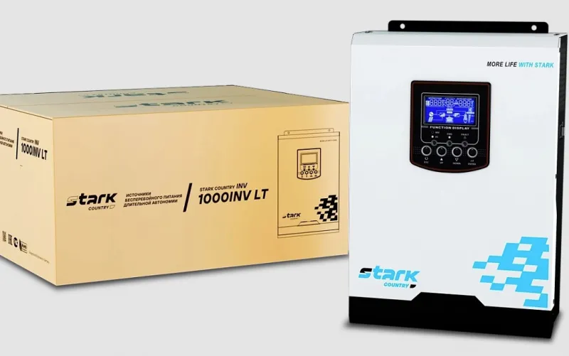 Stark Country 1000 INV LT ИБП (1000 ВА/1000 Вт) напряжение АКБ 12В