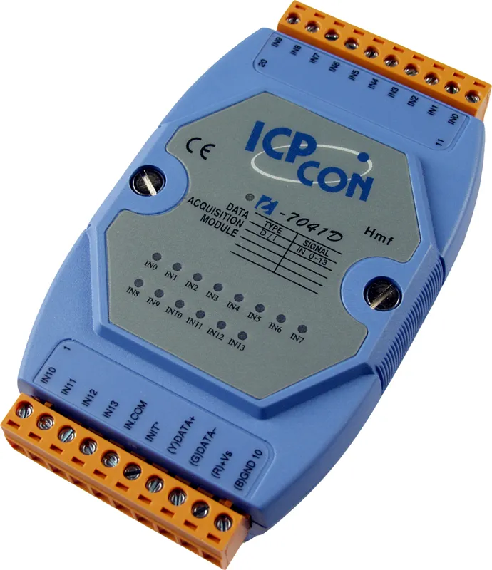 ICP-CON I-7041D 14-канальный модуль дискретного ввода с изоляцией и дисплеем