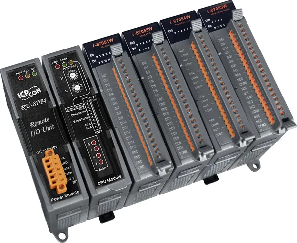 ICP-CON RU-87P4-G Корзина расширения с 4 слотами для установки модулей ввода/вывода последовательной шины (RS-485)