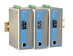 МОХА IMC-101-S-SC Медиа-конвертер Ethernet 10/100BaseTX в 100BaseFX (одномодовое оптоволокно) в металлическом корпусе