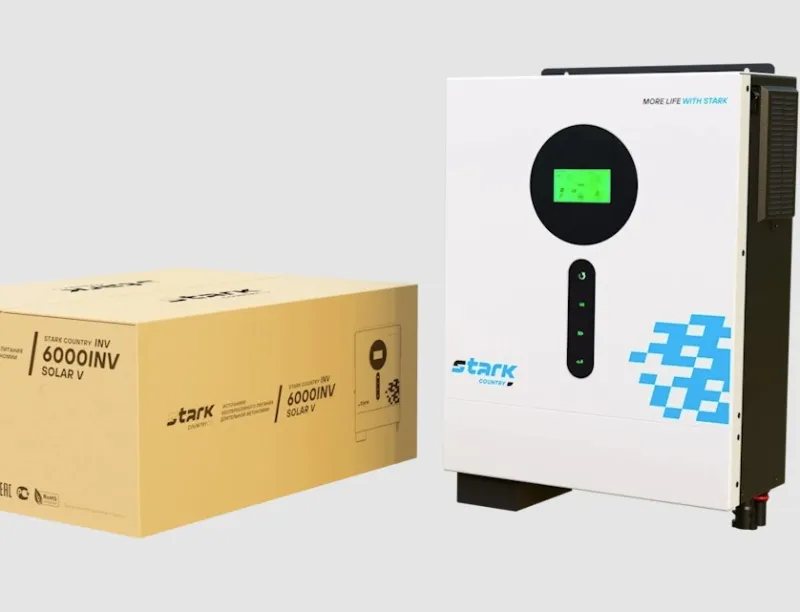 Stark Country 8000 INV SOLAR X ИБП (8000 ВА/8000 Вт), АКБ 48В  Батареи в комплект не входят