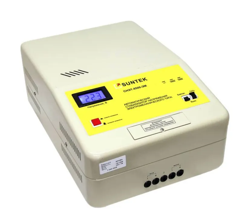 SUNTEK ЭМ 8500 ВА, 120-285В Стабилизатор напряжения электромеханический