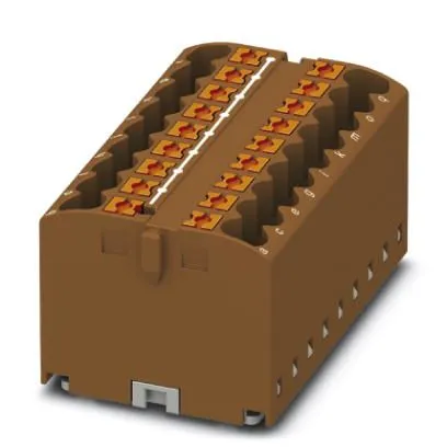 3273318 Распределительный блок  PTFIX 18X2,5 BN (0,14 мм² - 4 мм², 450V, 24A) 