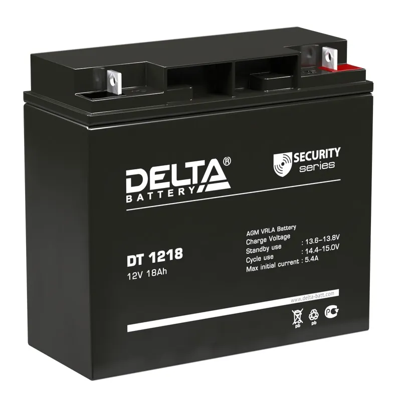 Delta DT 1218 Аккумуляторная батарея (12В, 18Ач)