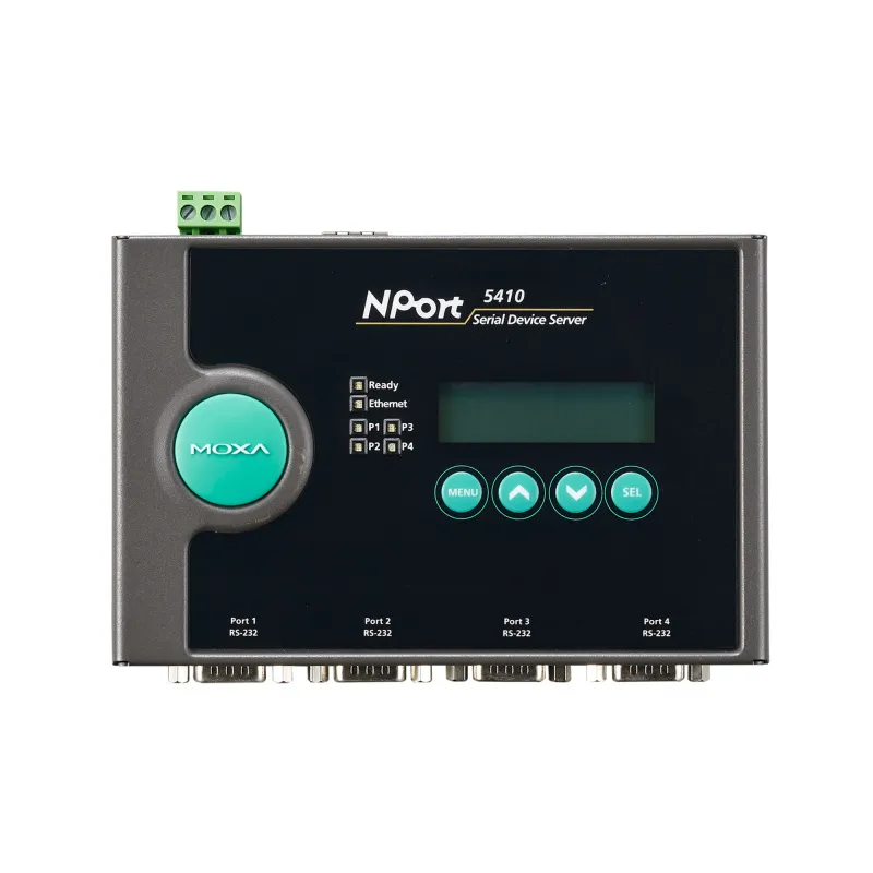 MOXA NPort 5410 4-портовый асинхронный сервер RS-232 в Ethernet