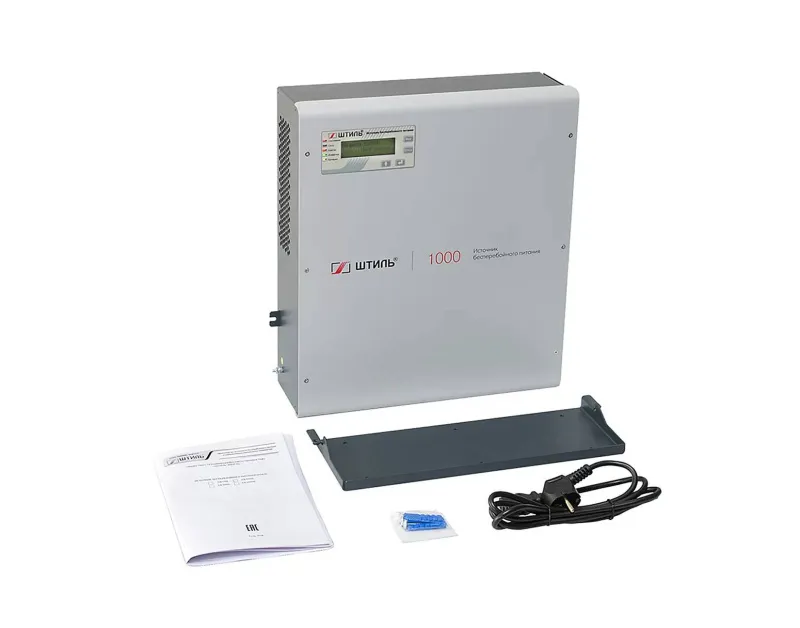Штиль SW1000L Источник бесперебойного питания 1 кВА/0.9 кВт, настенный, внешние АКБ 36V, инверторный