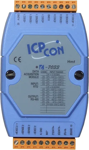 ICP-CON I-7033 3-канальный модуль ввода с терморезистором