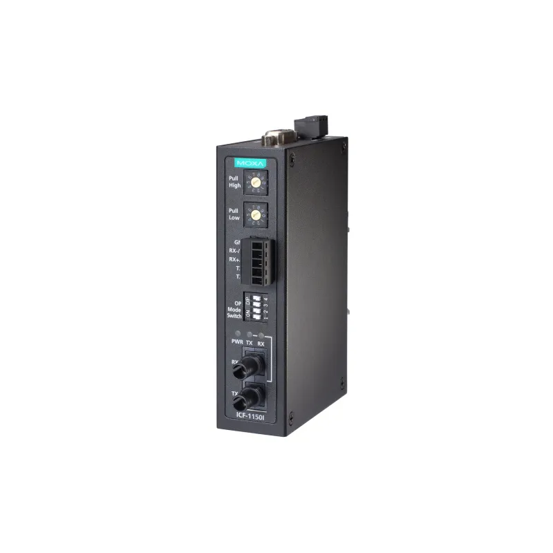 MOXA ICF-1150-M-ST Преобразователь RS-232 и RS-422/485 в многомодовое оптоволокно в промышленном исполнении