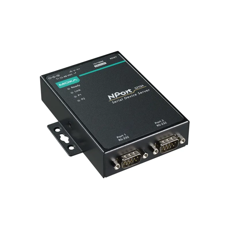 MOXA NPort 5210A 2-портовый усовершенствованный преобразователь RS-232 в Ethernet