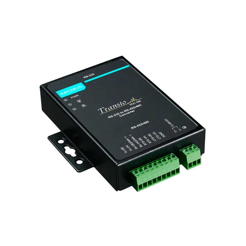 MOXA TCC-100-T Преобразователь интерфейсов RS-232 в RS-422/485 с расширенным диапазоном температур