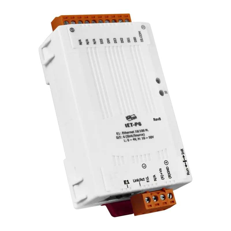 ICP-CON tET-P6 Mодуль дискретного ввода 6DI, Ethernet 10/100