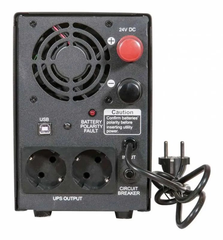 Powercom INF-800 ИБП (800ВА/480Вт) Батареи в комплект не входят