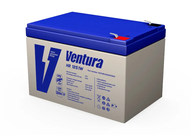 Ventura HR 1251W Аккумуляторная батарея (12В, 12Ач)