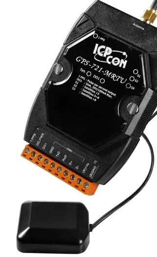 ICP-CON GPS-721-MRTU Модуль-приемник GPS с выходами 1xDO, 1xPPS, GPS-антенна ANT-115-03, DCON, Modbus RTU, чип MediaTek