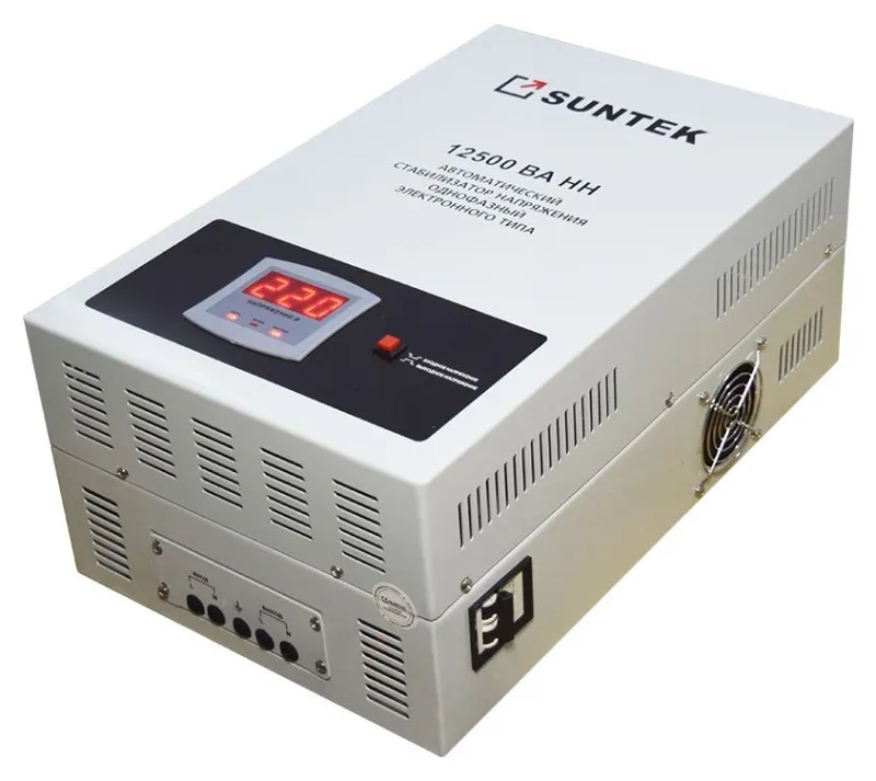 SUNTEK НН 12500 ВА, 90-285В Стабилизатор напряжения релейный. Рабочий диапазон 90-285 Вольт